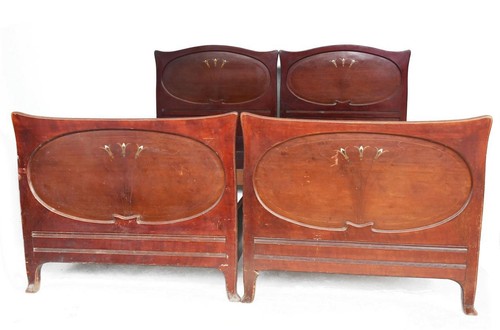 Paire lit art nouveau - de, 1900