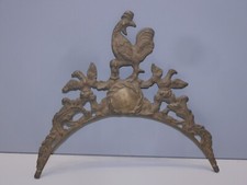 -JOLI FRONTON AU COQ DE MOUVEMENT PENDULE COMTOISE XVIIIe REVOLUTIONNAIRE   D