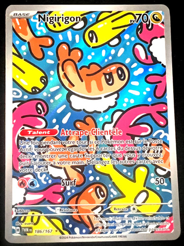 Carte pokémon nigirigon - pokémon,