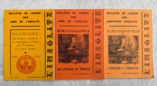 TEMPLIERS lot 3 exemplaires