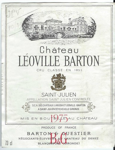 Saint julien etiquette - etiquette, chateau