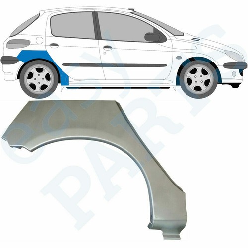 Peugeot 206 1998 2009 portes - 5,