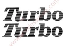 AUTOCOLLANT STICKER ” TURBO