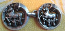 BOUCLE de CAPE ARGENT XIXème