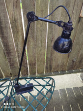 Lampe d'atelier GRAS RAVEL CLAMART Modèle  201 ? Vintage 1930 Fixation originale