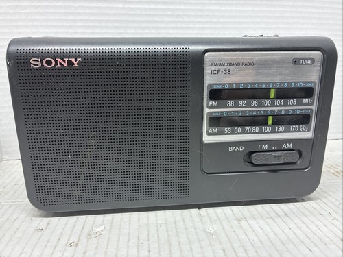 Sony icf portable - icf-38, 2