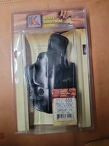 Triple leather paddle - triple,