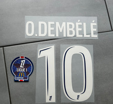 Flocage O.DEMBELE #10 PSG