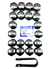 20x Original Volvo Vis D'Enjoliveurs Kit Anthracite XC90 V40 V60 S90 - 31660916