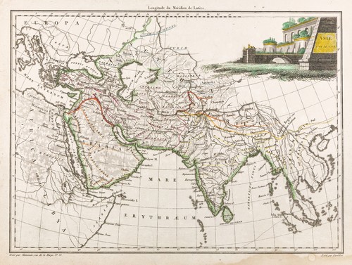 1812 carte ancienne asie - 1812,,