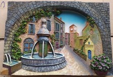 Tableau relief artisanal