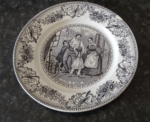 Ancienne assiette parlante le - parlante, "le