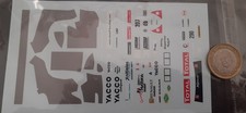 DECALCOMANIE DECALS renault clio 1/43 wrc rallye