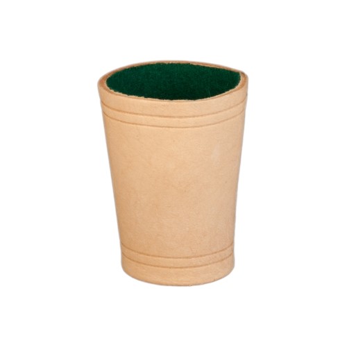 Gobelet cuir environ 8 5 - en,