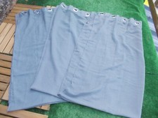 3 rideaux voilage gris atmosphera 130x240