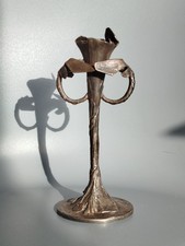 Bougeoir En Étain Art Nouveau