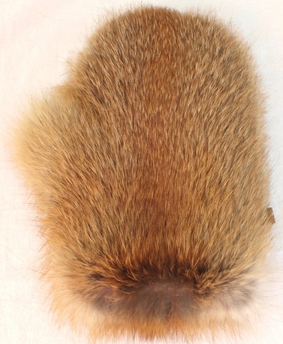 Fourrure gants renard - renard, roux