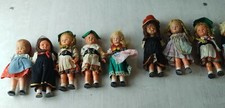 Lot d'anciennes petites poupées mécaniques / à clé, bavaroises, Germany, vintage
