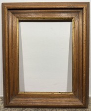 Cadre ancien 3F en bois moulé