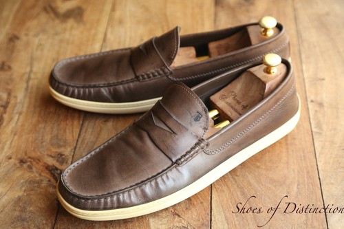 Chaussures cuir marron tods - marron,