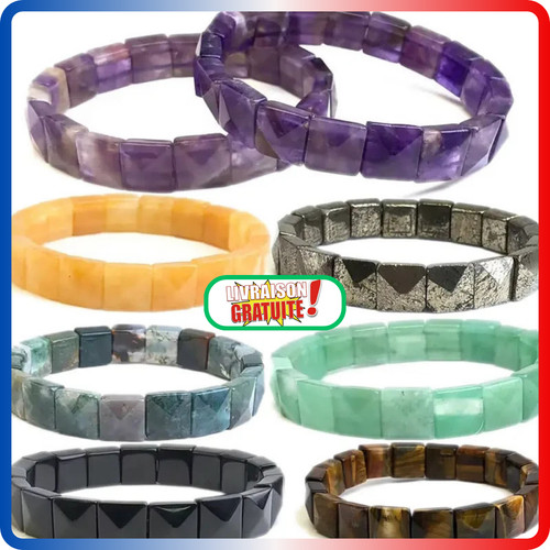 Bracelet pierre naturelle - bracelet,