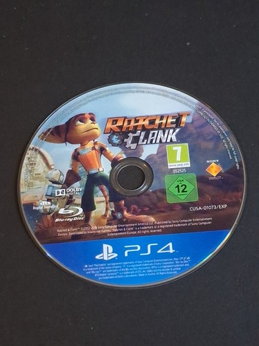 Jeu vidéo ps4 ratchet - vidéo,
