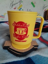 Tasse Mug Vintage Burger King USA Plastique Années 80 Très Rare
