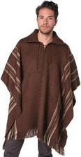 Alpaga poncho homme - alpaga,