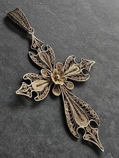 Croix Argent Filigrané XIX