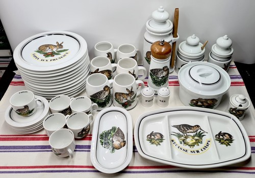 Service chasse porcelaine - service,