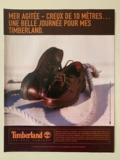 PUBLICITE 1998 - TIMBERLAND - CHAUSSURES BATEAU ANNAPOLIS