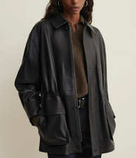 Veste femme cuir noir peau - femme,