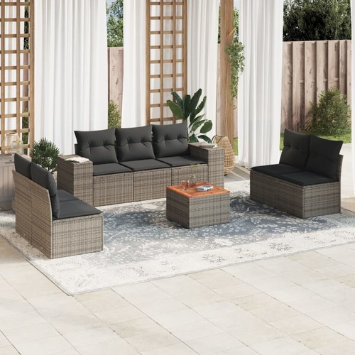 Salon jardin avec coussins - de,