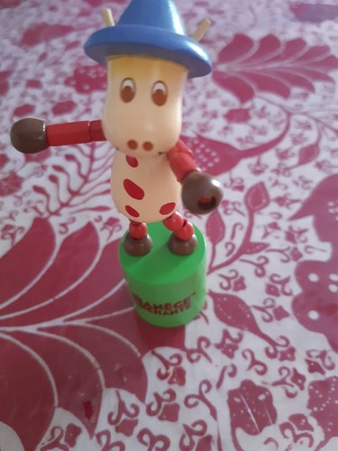 Jouet ancien vache articulée - ancien,