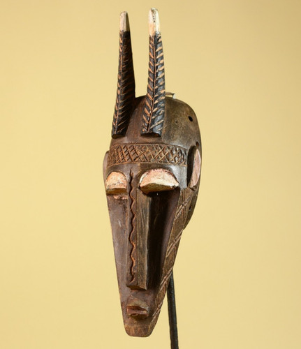 Ancien masque africain bois - masque, en