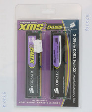 Mémoire Corsair XMS2 (2Go) 2x1GB DDR2 Twin2X PC2-6400 800MHz CM2X1024-6400 CL5