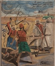 TABLEAU SIGNÉ ET DATÉ PONTOY