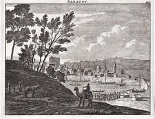 Saratov Russie Kupferstich