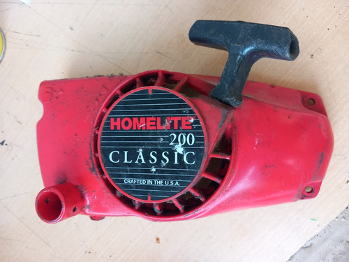 Lanceur tronconneuse homelite - tronconneuse,