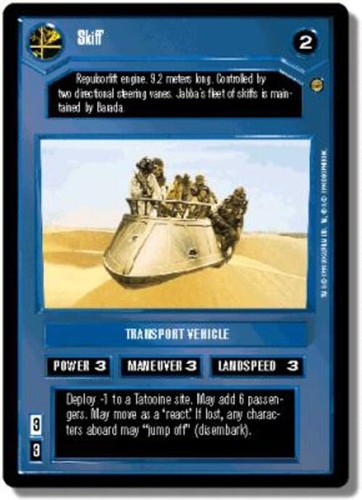 Skiff star wars - (d), ccg
