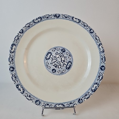 Plat rond décor françois 1er - rond,