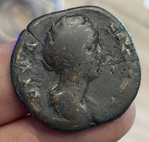 Monnaie romaine faustine - monnaie,