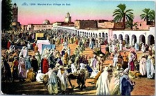 ALGERIE - marche d'un village du sud