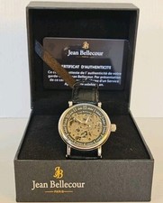 Montre Homme Jean Bellecour - REDH2 Bracelet Silicone Noir