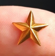 M77 insigne étoile dorée pour ruban Médaille grade dixmude galon 11mm militaire 