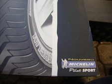 brochure MICHELIN sur le pneumatique PILOT SPORT  MICHELIN technical brochure