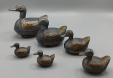 🍀6 canards en étain et