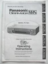 PANASONIC MDL PV-7661 VIDEO