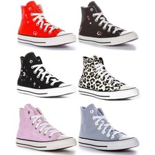 CONVERSE Chuck Taylor All Star Imprimé Mode Femmes Baskets En Léopard UK 3 - 8
