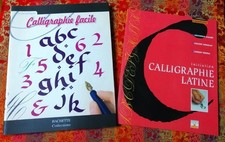 Lot 2 livres La calligraphie